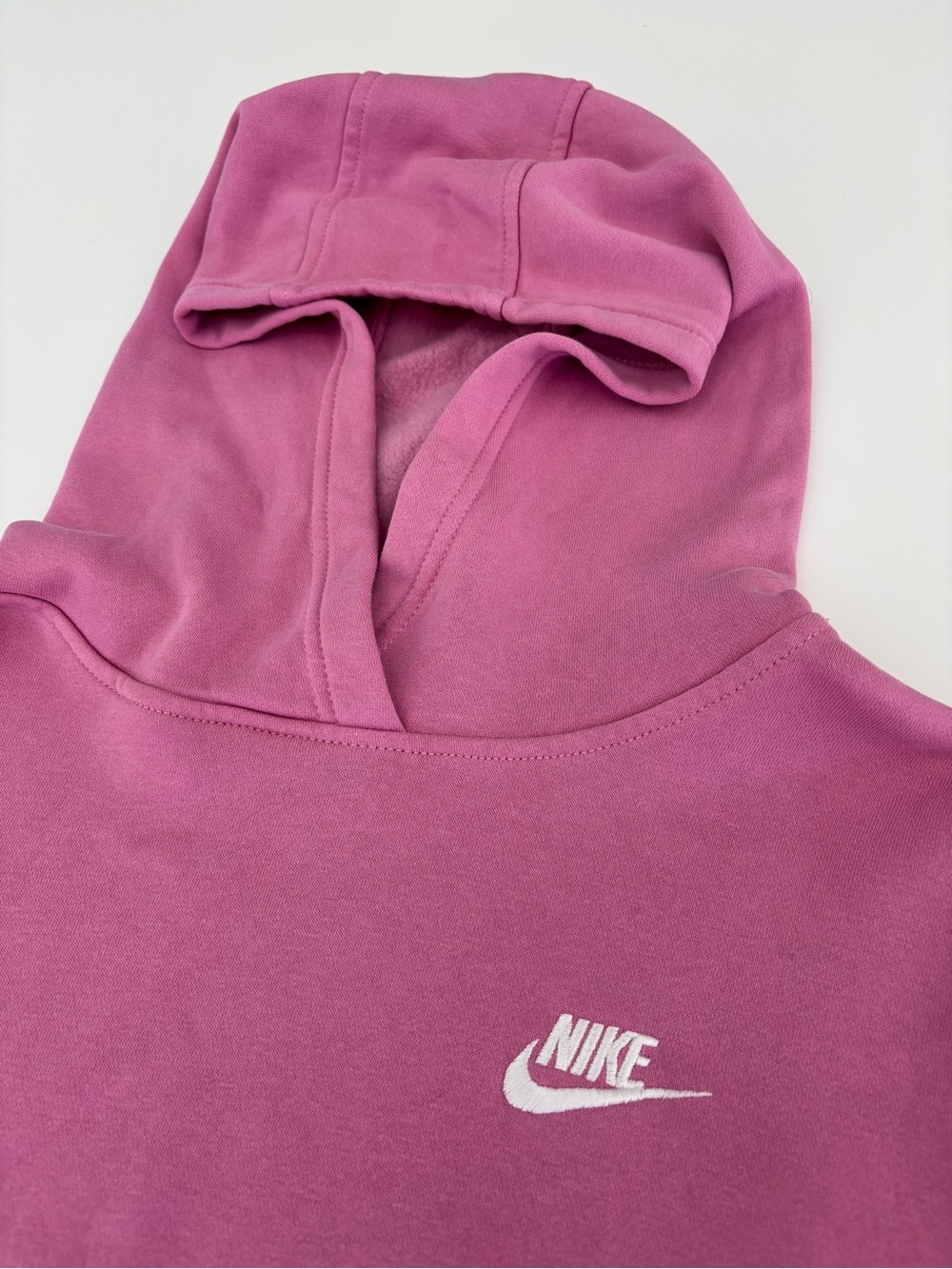 Nike Women's Pink Hooded Sweatshirt